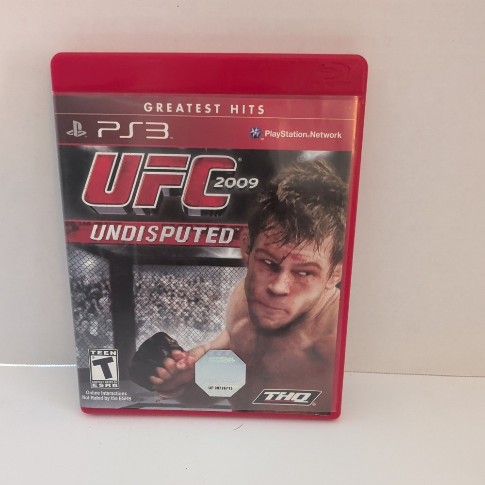 UFC 2009 Undisputed PS3 Sony PlayStation 3 Greatest Hits MMA Fighting Game THQ